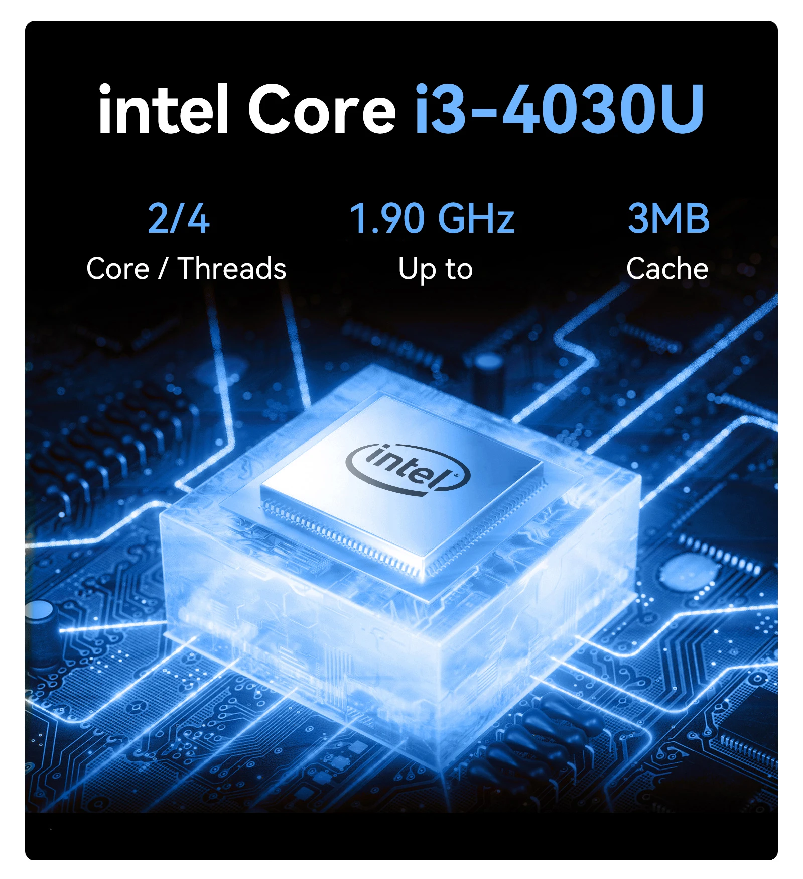 MLLSE Mini PC M2 Intel Gemini Lake Intel I3 4030U 8GB RAM 128GB ROM WiFi 5 Win10 Bluetooth 4.2 USB 3.0 Mini Computer