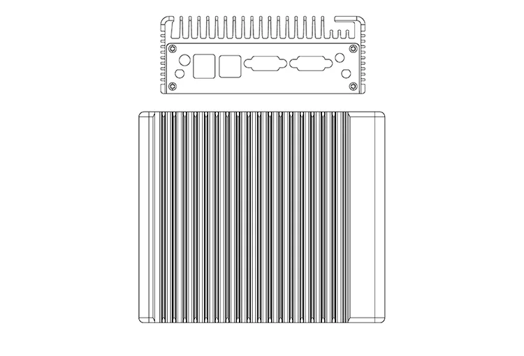 Topton 2x2.5G Nics Intel N150 N100 Fanless Mini PC 2*COM NVMe DDR4 2*HD 1*DP Type-C Solid Firewall PC Industrial Mini Computer