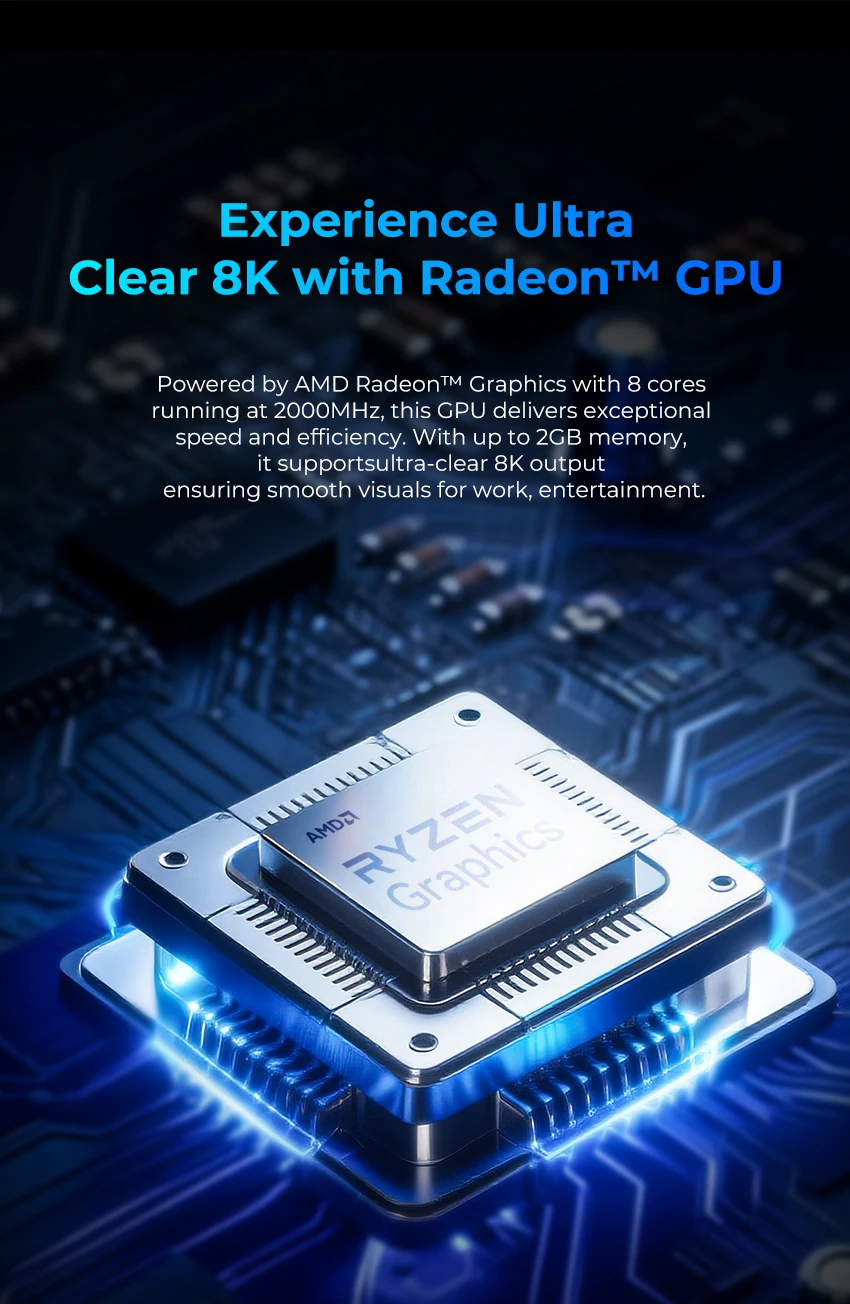 GMKtec M5 Ultra AMD Ryzen 7 7730U/M5S Ryzen 3 5400U 2*DDR4 2*M.2 SSD Windows 11 Pro WIFI6E BT5.2 Desktop Office Mini PC Computer