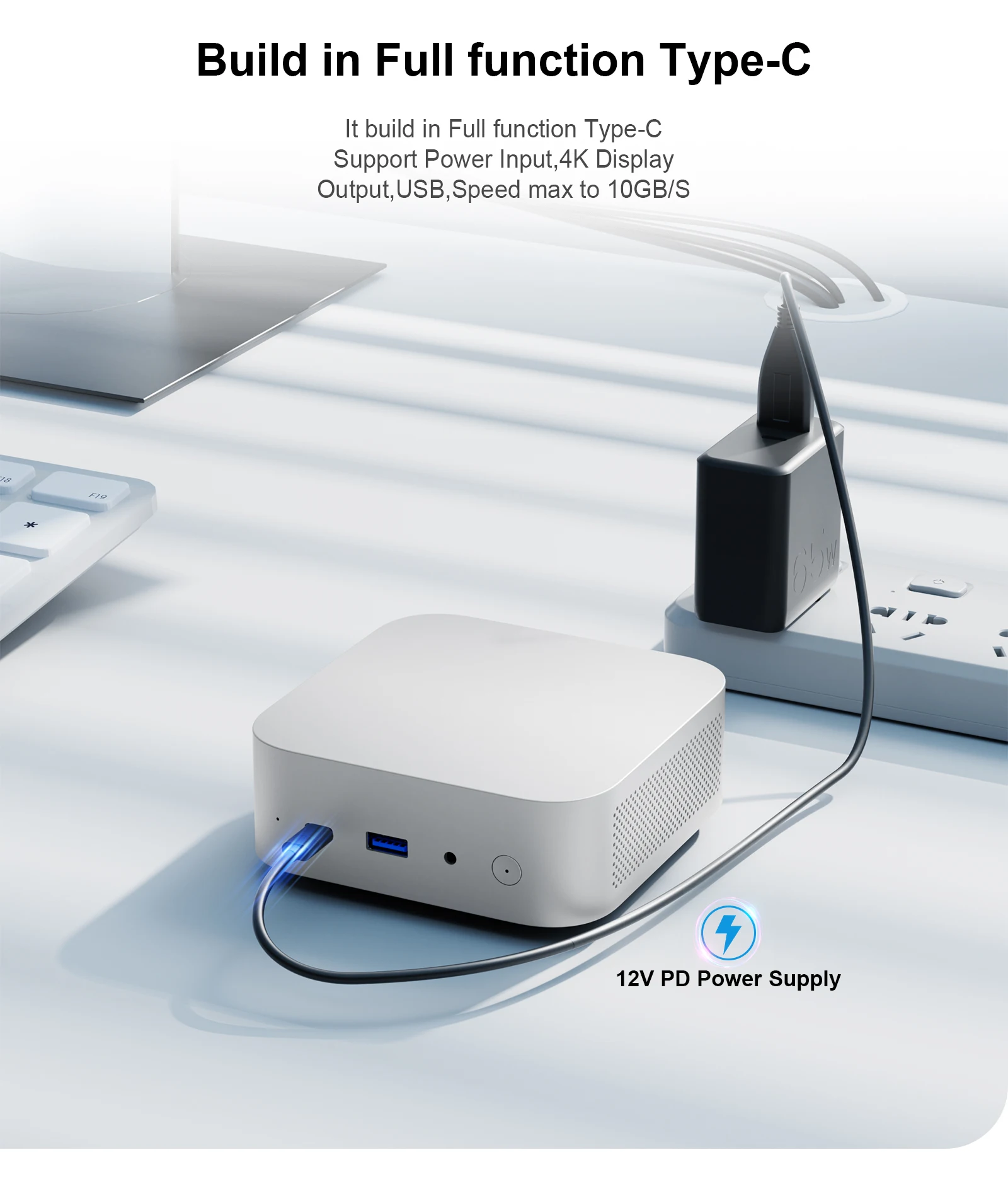 Mini PC Chatreey IT12M 1215U/AMD 6600H/7735HS/5400U WIFI6 Windows 11 Ultra Small Pocket Computer LPDDR5 4K 60Hz RGB Output
