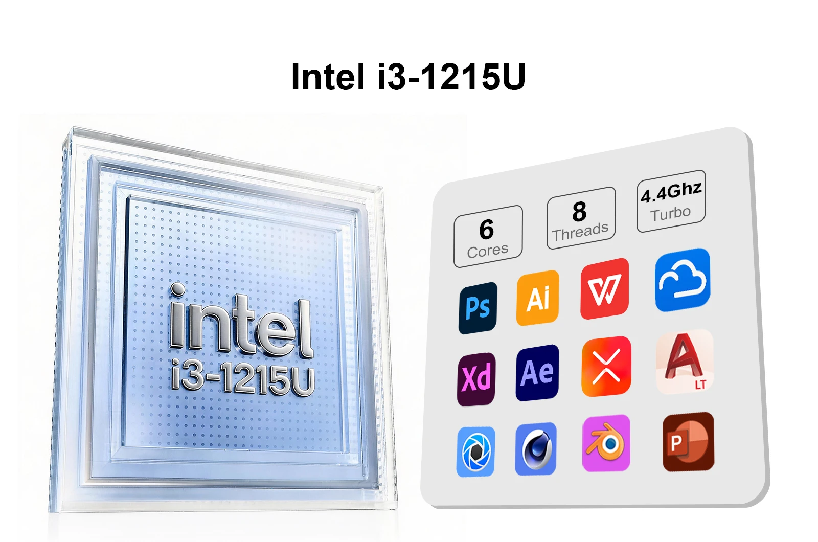 Mini PC Chatreey IT12M 1215U/AMD 6600H/7735HS/5400U WIFI6 Windows 11 Ultra Small Pocket Computer LPDDR5 4K 60Hz RGB Output