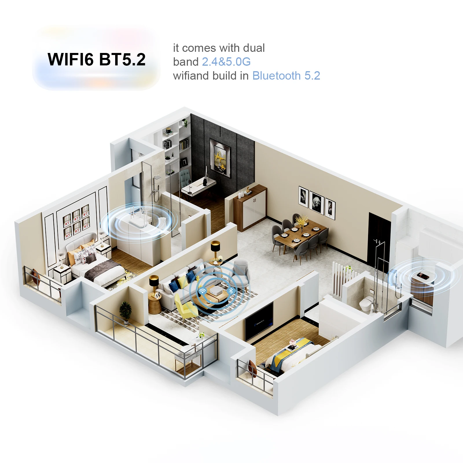 Mini PC Chatreey IT12M 1215U/AMD 6600H/7735HS/5400U WIFI6 Windows 11 Ultra Small Pocket Computer LPDDR5 4K 60Hz RGB Output