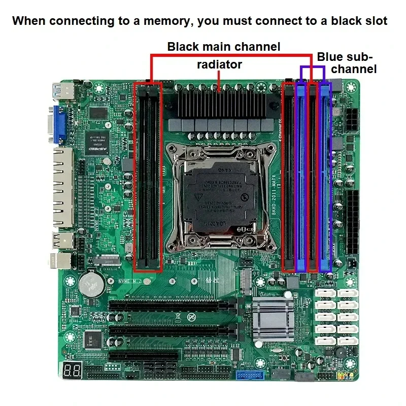 10-Bay X99 NAS Motherboard XEON E5-2699 2695 V4 C612 6*DDR4 V10*SATA 2*NVMe 4*2.5G LAN 3*PCIE Split Firewall M-ATX Mainboard