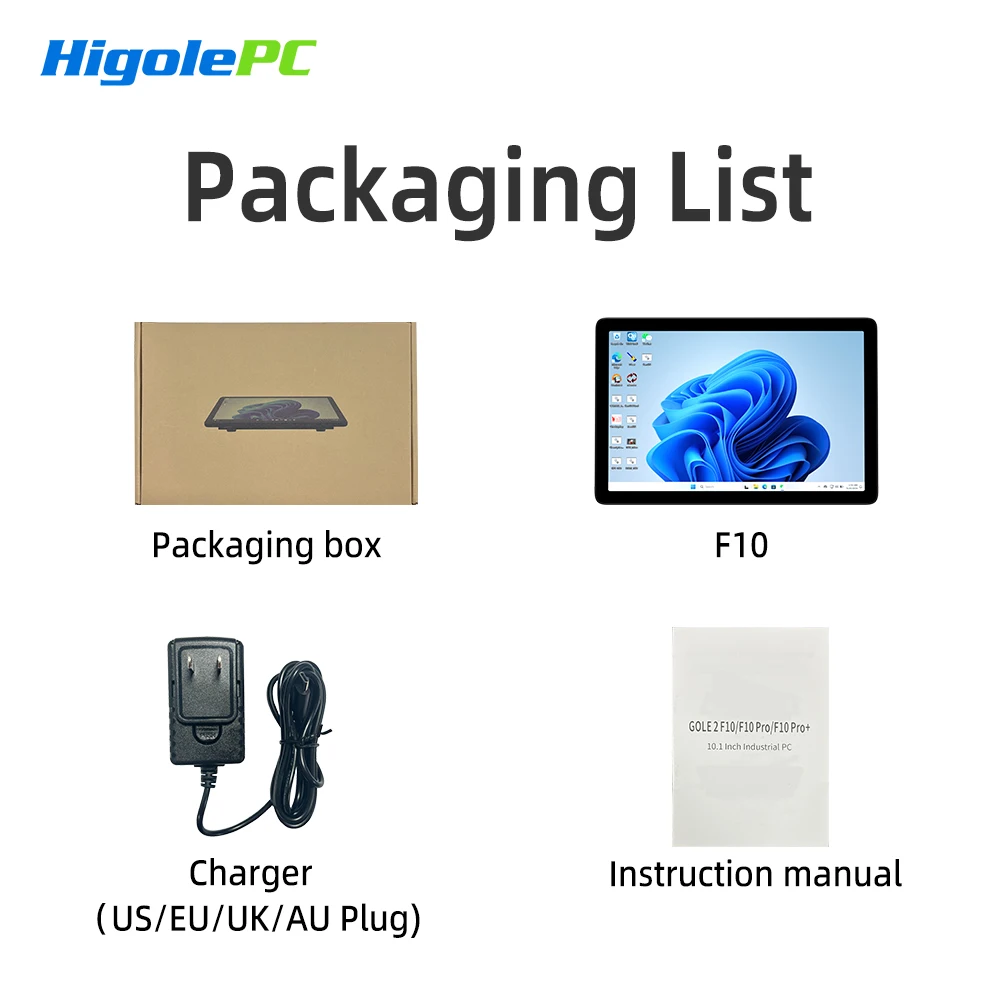 HIGOLE Mini PC Celeron N5095 8GB RAM/128GB ROM 10.1 Inch Touchscreen Mini Computer Dual RS232 HDMI,Auto-Boot Mini Desktop PC