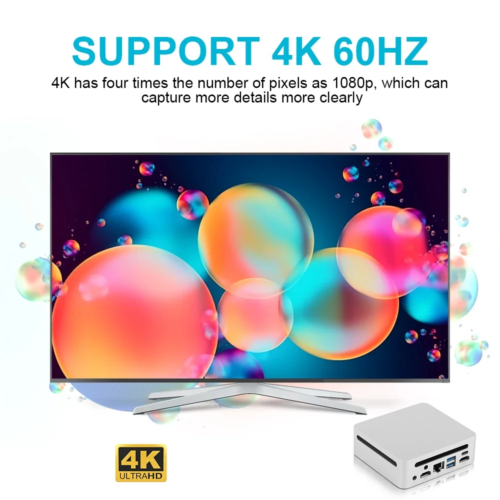 AMD Ryzen 5 5500U Ryzen 3 4300U/5300U Mini PC Windows 11 PRO DDR4 3200MHz NVME SSD WiFi6 BT5.2 Desktop Mini PC Gamer Computer