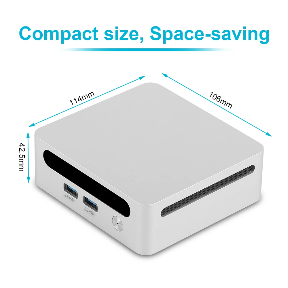 AMD Ryzen 5 5500U Ryzen 3 4300U/5300U Mini PC Windows 11 PRO DDR4 3200MHz NVME SSD WiFi6 BT5.2 Desktop Mini PC Gamer Computer