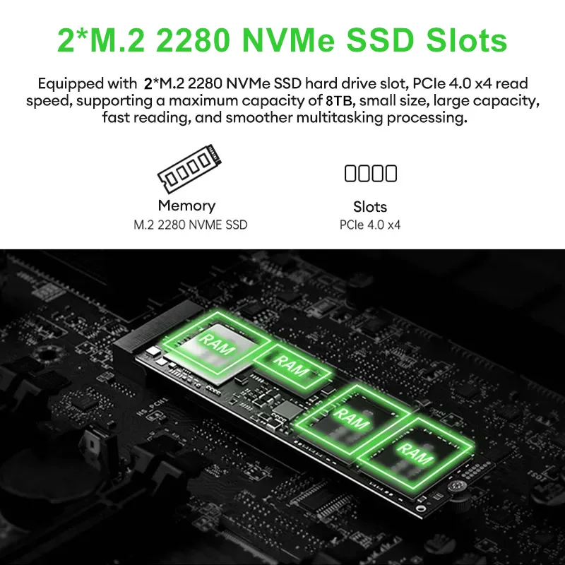 AI 9 H 465 ES AMD Gaming Mini PC Ryzen AI 9 HX 370 ES 7 PRO 350 ES 5 340 ES OCuLink USB4 2x2.5G LAN Desktop Computer Windows 11