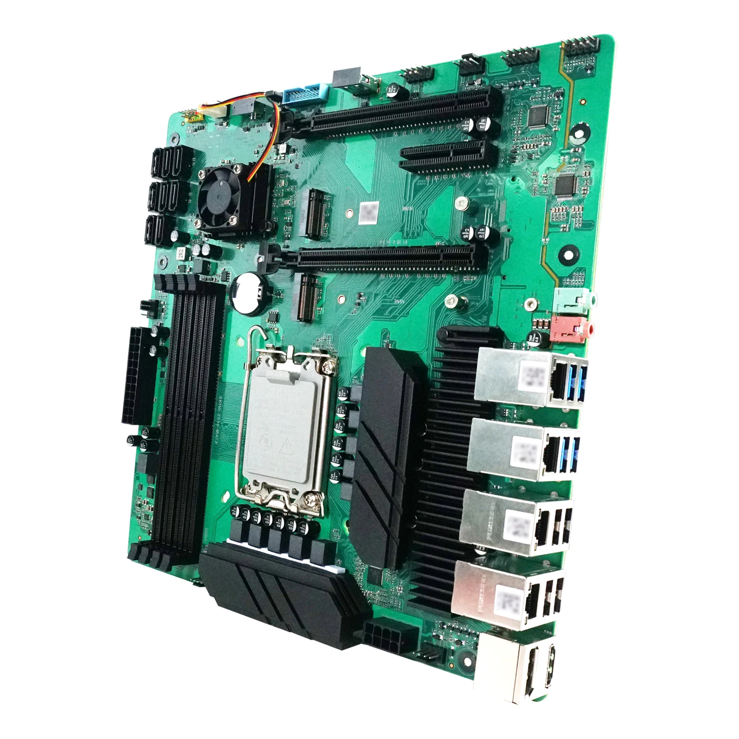 Topton 8-Bay NAS M-ATX Motherboard Z690 LGA1700 12-14th Gen Intel CPU 4xDDR4 8xSATA 4xNVMe 4x2.5G LAN 3xPCIE Firewall Server Boa