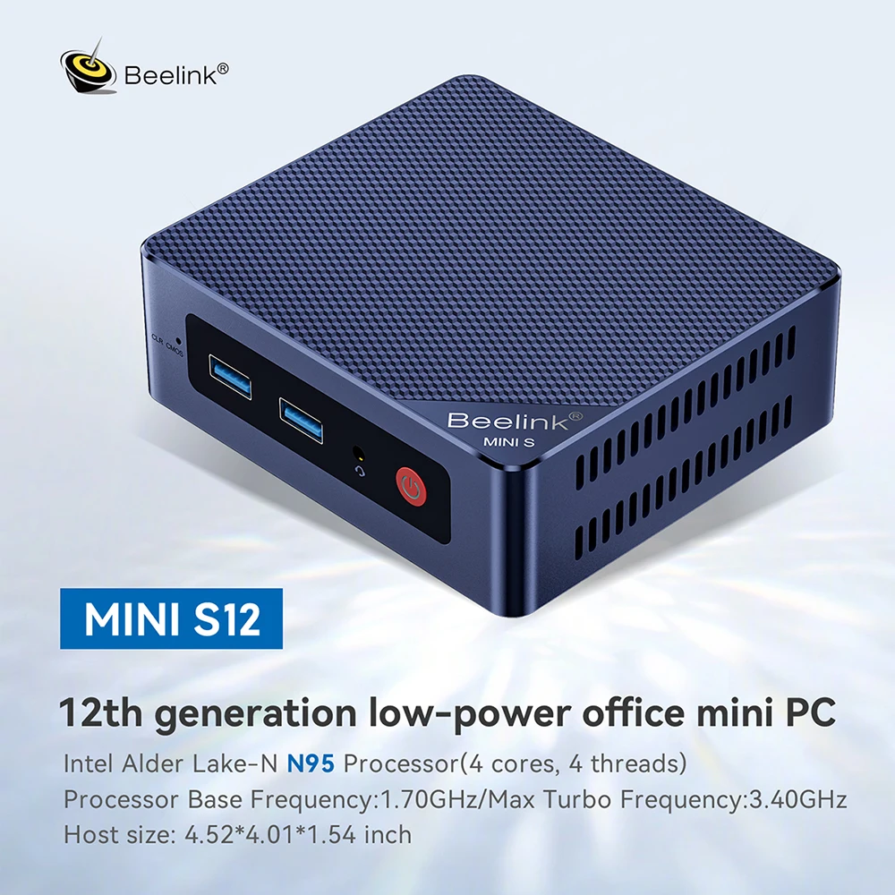 Beelink Mini S13 Twin Lake N150 16G 500G S12 Pro Intel 12th N100 Mini S/S12 Intel N5095/N95 DDR4 Windows 11 Desktop Computer