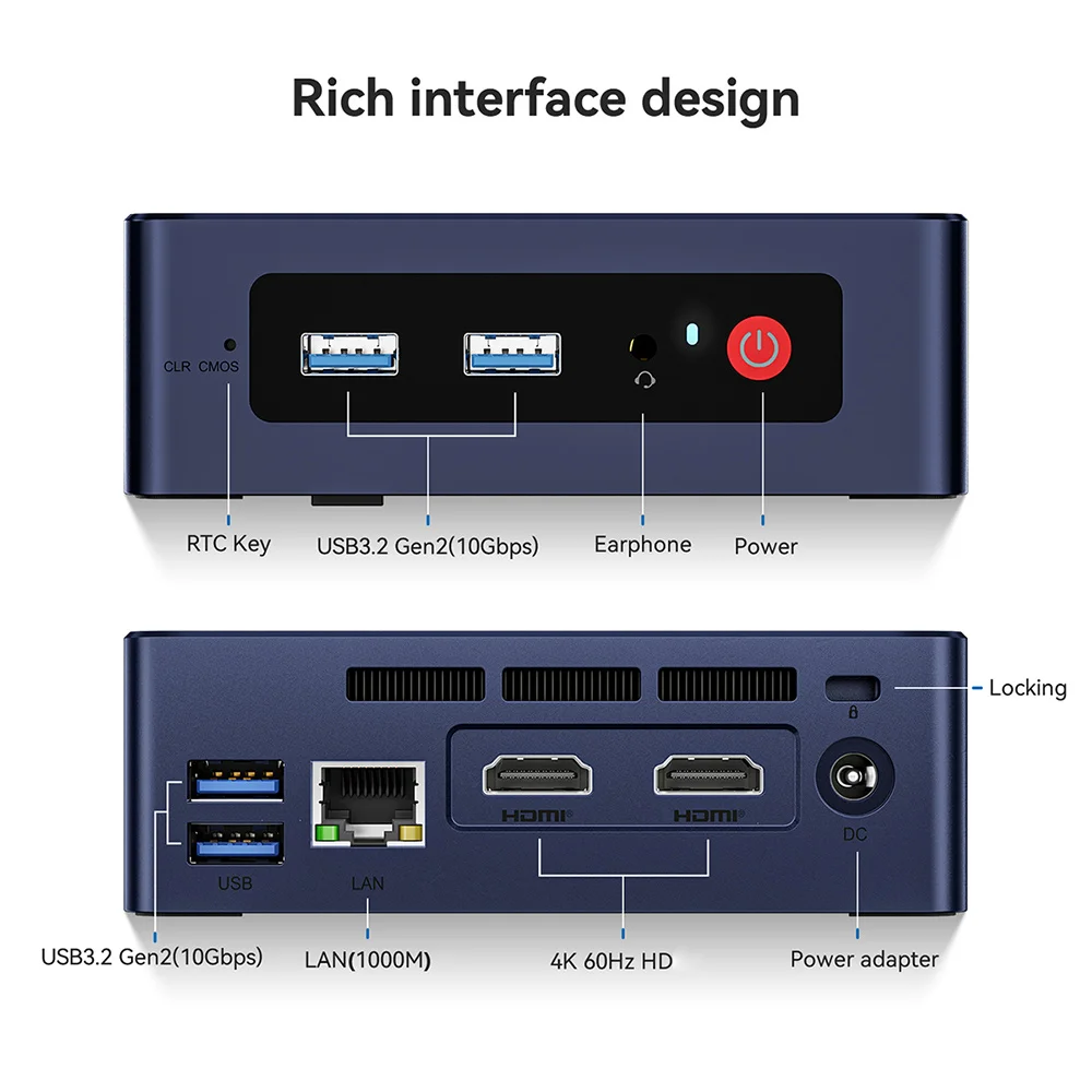 Beelink Mini S13 Twin Lake N150 16G 500G S12 Pro Intel 12th N100 Mini S/S12 Intel N5095/N95 DDR4 Windows 11 Desktop Computer