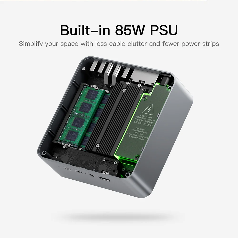 Beelink EQR5 R5 5500U DDR4 16G RAM 500G SSD EQR7 AMD R7 7735U EQR6 R5 6600U Windows 11 Mini PC 1000M WiFi6 4K Desktop Computer