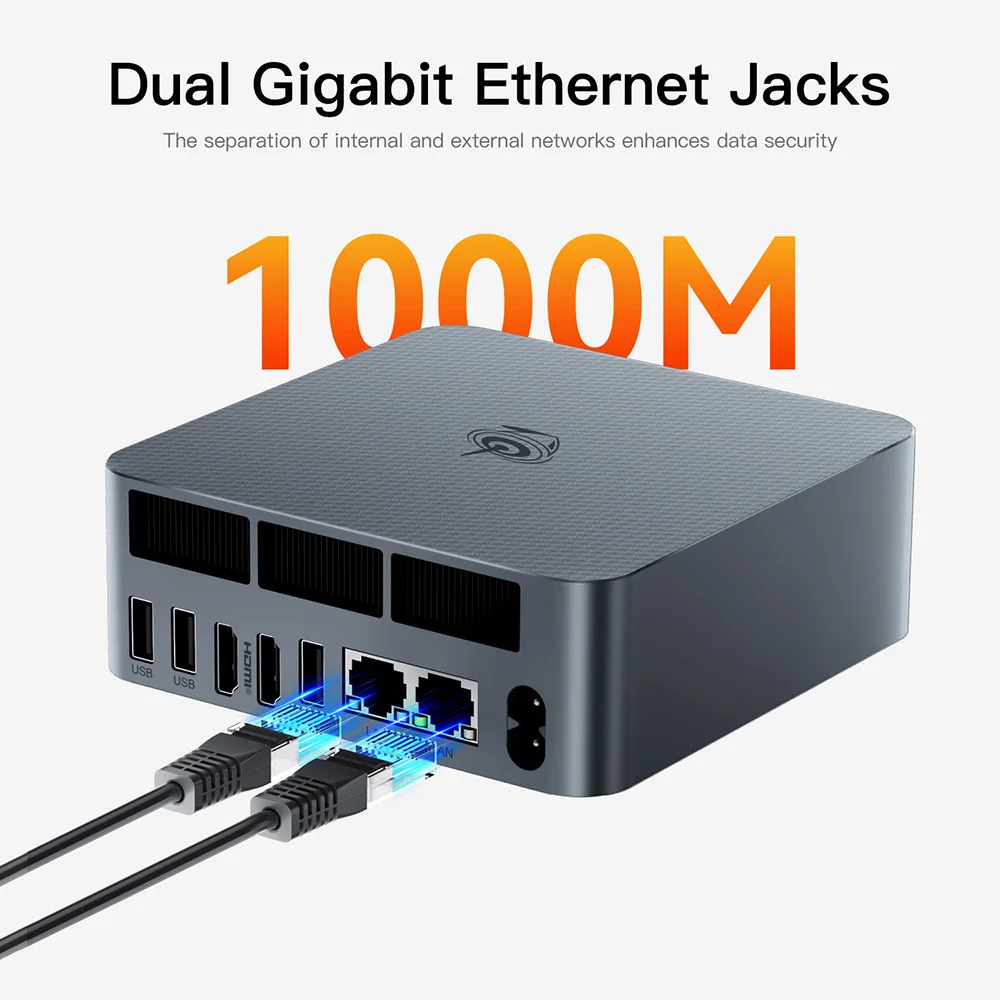 Beelink EQR5 R5 5500U DDR4 16G RAM 500G SSD EQR7 AMD R7 7735U EQR6 R5 6600U Windows 11 Mini PC 1000M WiFi6 4K Desktop Computer