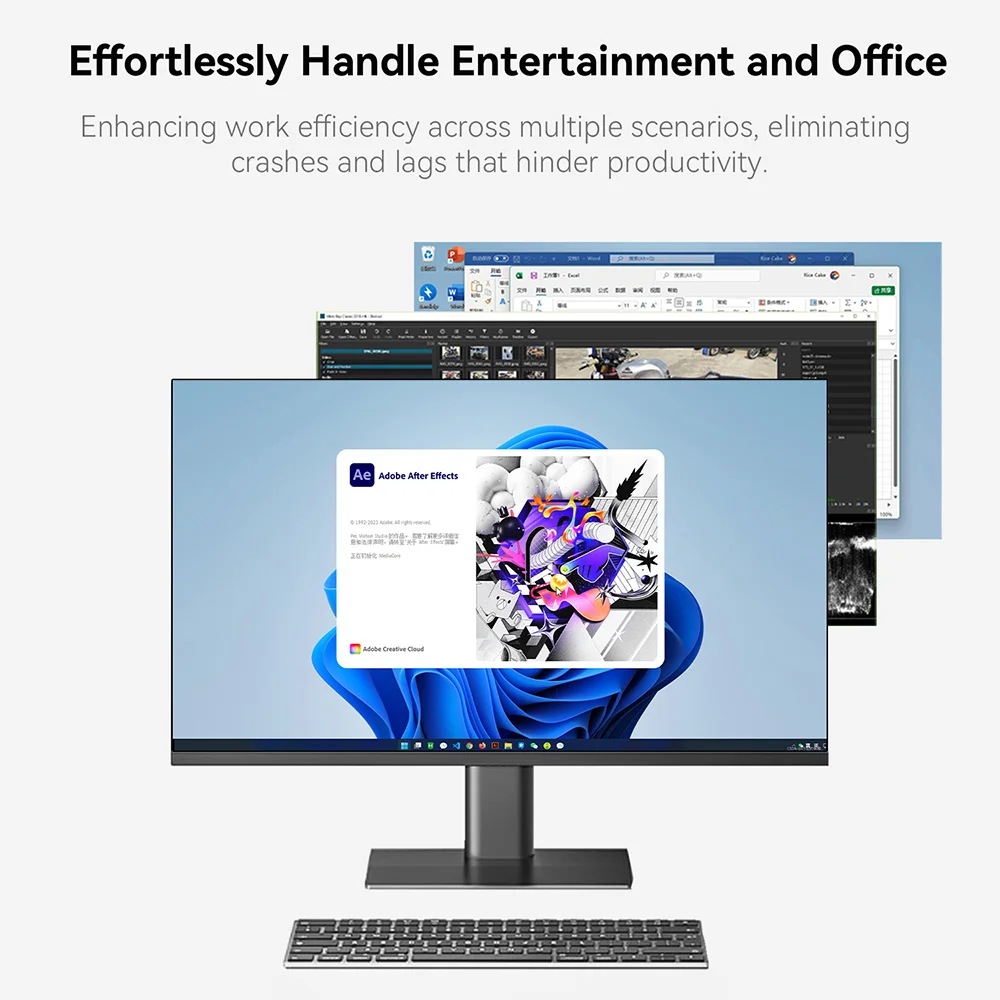 Beelink EQR5 R5 5500U DDR4 16G RAM 500G SSD EQR7 AMD R7 7735U EQR6 R5 6600U Windows 11 Mini PC 1000M WiFi6 4K Desktop Computer