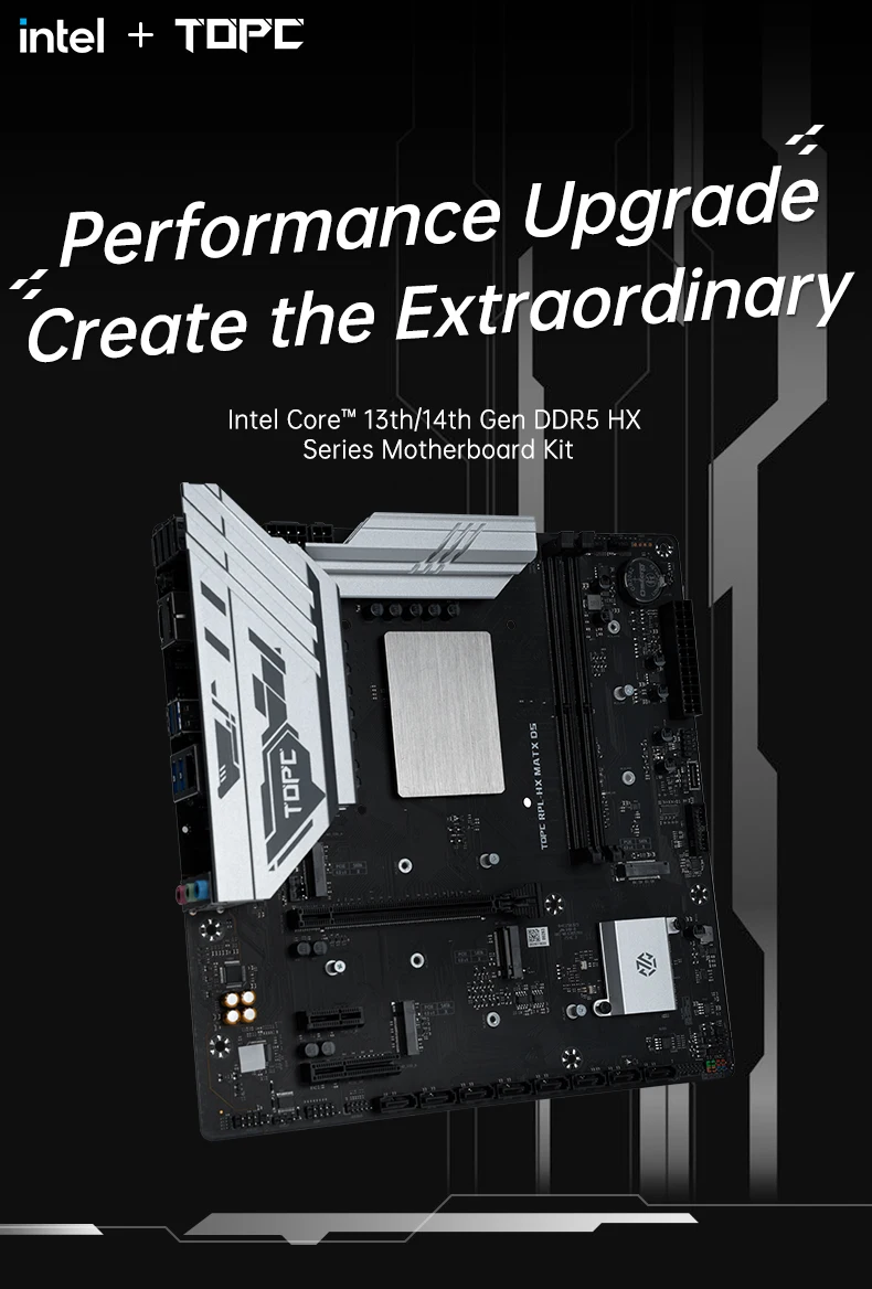 Gaming Motherboard Intel Core I9 14900HX I7 14700HX I5 DDR5 USB4 4xNVMe 8xSATA 2.5G LAN MATX NAS Mainboard OpenClaw