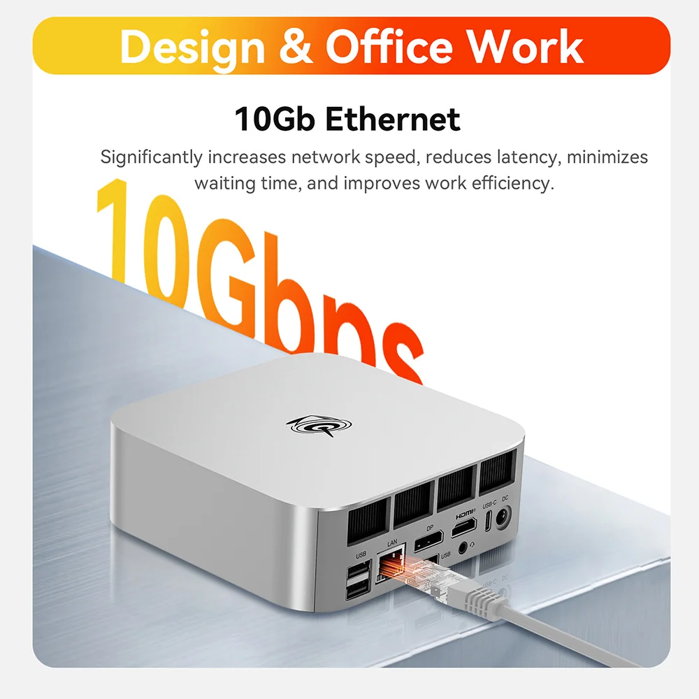New Beelink SER9 Pro/SER10 Max Ryzen AI9 HX370/HX470 Powerful AI PC 32G 1T SER8 8745HS 8845HS Mini Gaming PC Desktop Computer