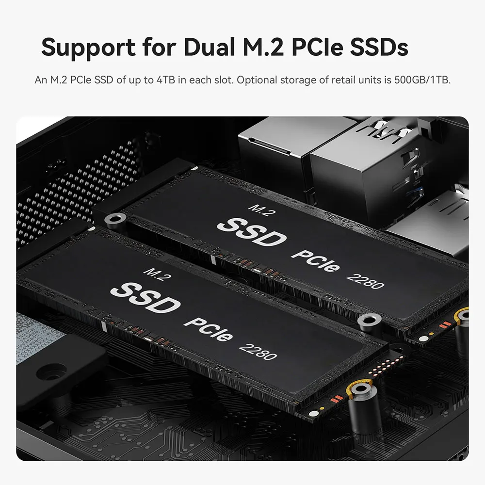 Beelink SER5 AMD Ryzen5 5500U R3 3200U DDR4 16G 500G SER5 Max Ryzen7 6800U/7735HS Mini PC Win 11 4K WIFI6 Type-C Gaming Computer