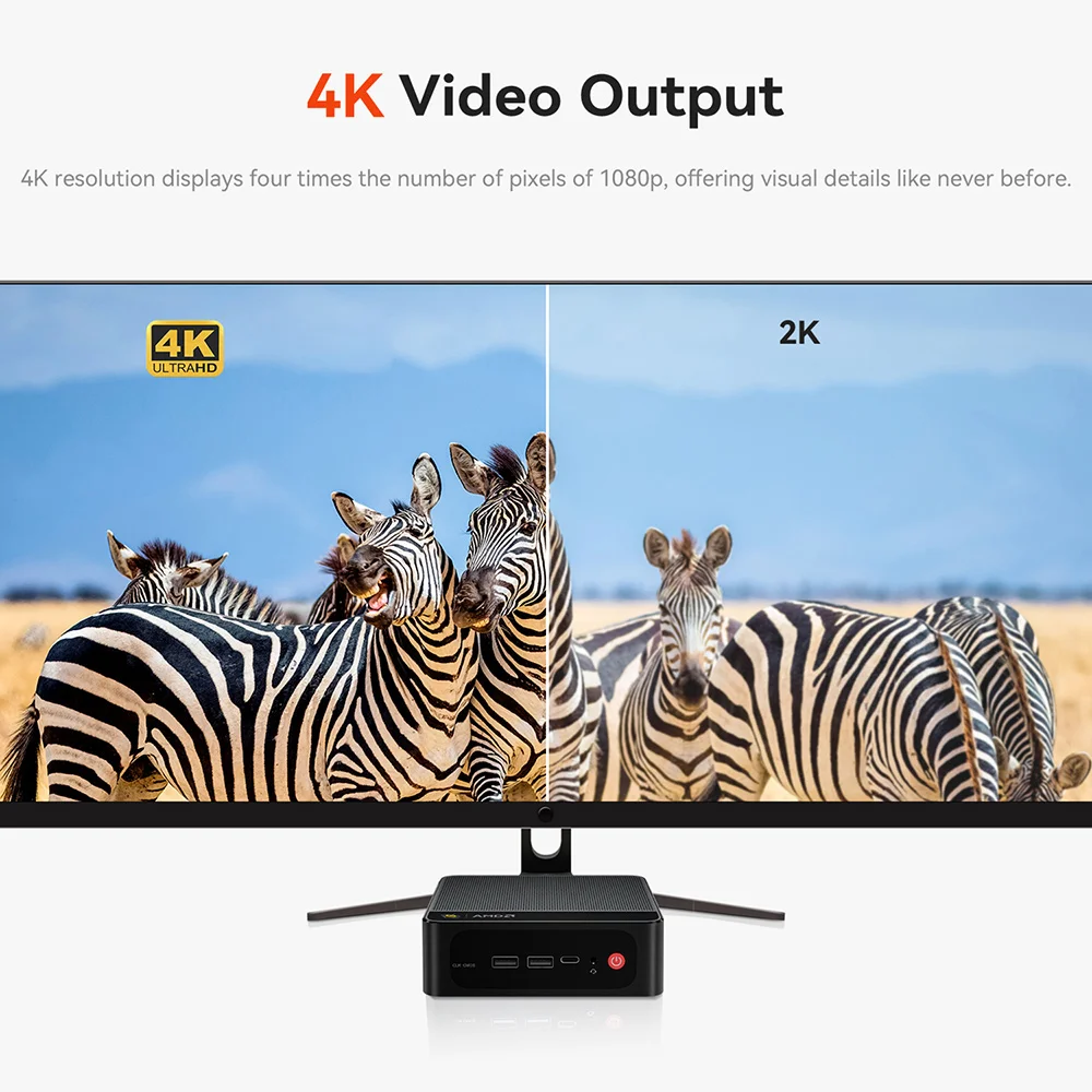 Beelink SER5 AMD Ryzen5 5500U R3 3200U DDR4 16G 500G SER5 Max Ryzen7 6800U/7735HS Mini PC Win 11 4K WIFI6 Type-C Gaming Computer