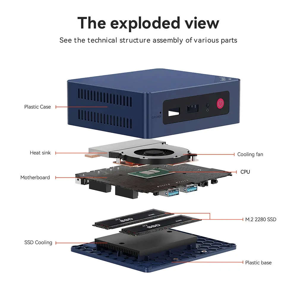 Beelink Min S N5095 S12 N95 S13 N150 Mini PC Win11 Intel 11th Gen Jasper Lake 8GB 16GB 256GB 128GB SSD Wifi BT 1000M LAN Desktop
