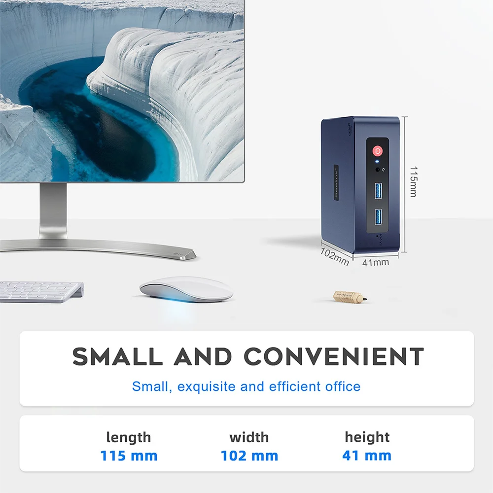 Beelink Min S N5095 S12 N95 S13 N150 Mini PC Win11 Intel 11th Gen Jasper Lake 8GB 16GB 256GB 128GB SSD Wifi BT 1000M LAN Desktop