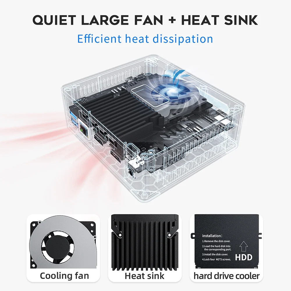 Beelink Min S N5095 S12 N95 S13 N150 Mini PC Win11 Intel 11th Gen Jasper Lake 8GB 16GB 256GB 128GB SSD Wifi BT 1000M LAN Desktop
