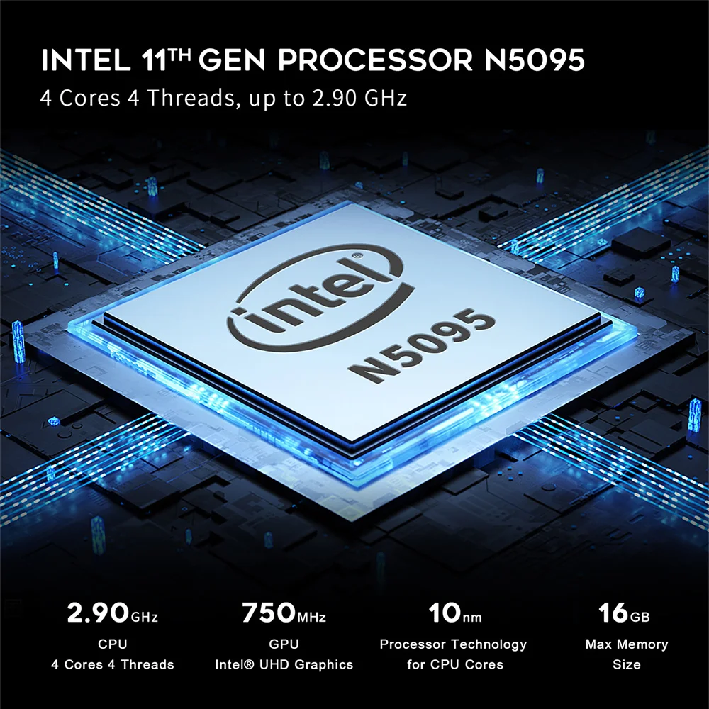 Beelink Min S N5095 S12 N95 S13 N150 Mini PC Win11 Intel 11th Gen Jasper Lake 8GB 16GB 256GB 128GB SSD Wifi BT 1000M LAN Desktop