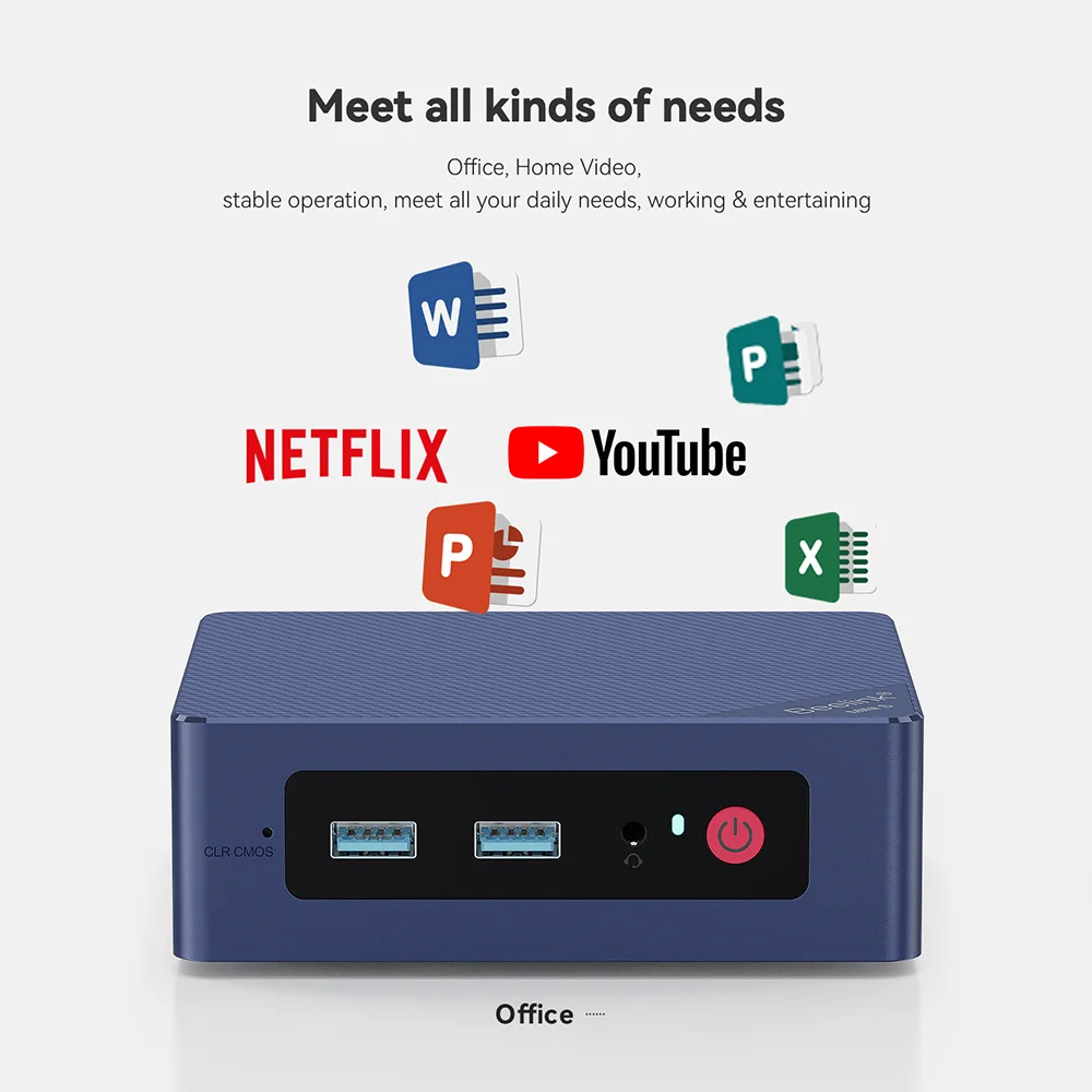 Beelink Min S N5095 S12 N95 S13 N150 Mini PC Win11 Intel 11th Gen Jasper Lake 8GB 16GB 256GB 128GB SSD Wifi BT 1000M LAN Desktop