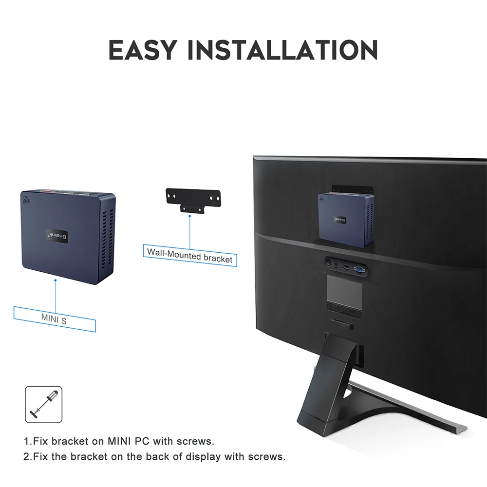 Beelink Min S N5095 S12 N95 S13 N150 Mini PC Win11 Intel 11th Gen Jasper Lake 8GB 16GB 256GB 128GB SSD Wifi BT 1000M LAN Desktop