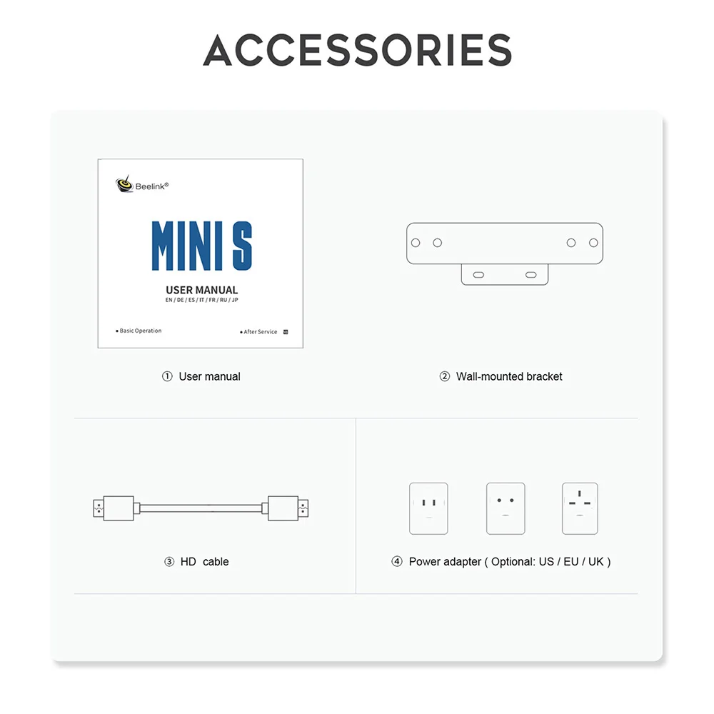 Beelink Min S N5095 S12 N95 S13 N150 Mini PC Win11 Intel 11th Gen Jasper Lake 8GB 16GB 256GB 128GB SSD Wifi BT 1000M LAN Desktop