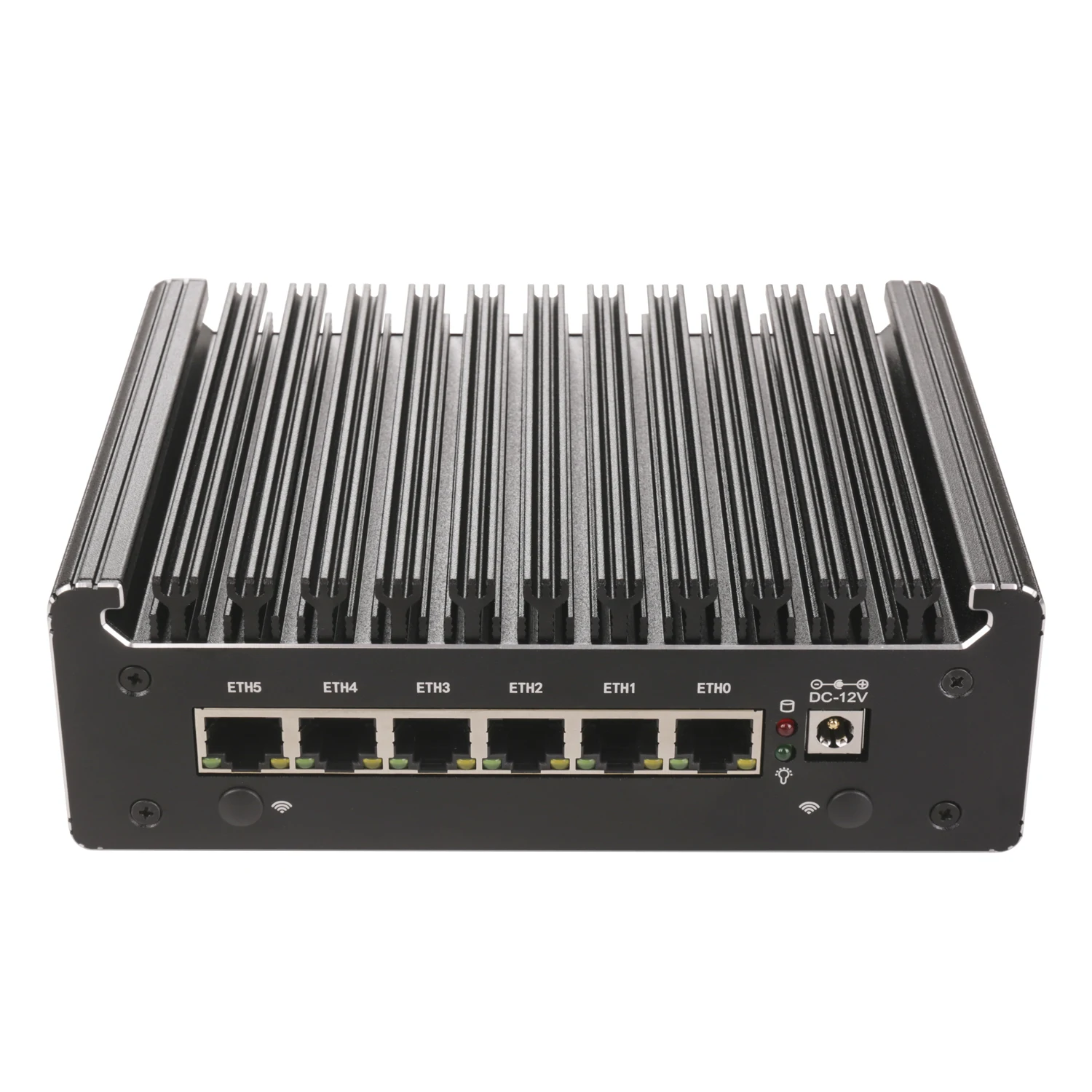 Intel N100 8505 7505 6305 6x i226-V 2.5G Firewall Server Fanless Mini PC DDR4 NVMe 1*COM Type-C pfSense OPNsense Mini Computer