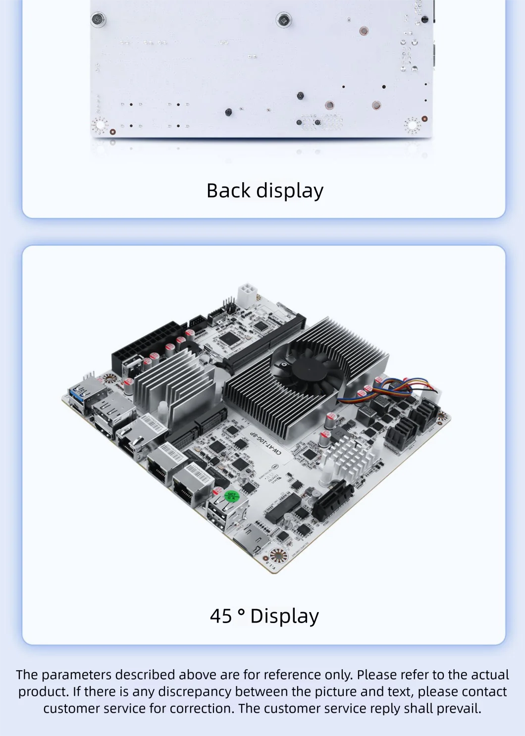 Topton 8-Bay 10G NAS Motherboard Intel i3-N300 N150 1*10G+2*2.5G LANs 2*NVMe 2*SFF-8643 to 8*SATA Type-C Firewall ITX Mainboard