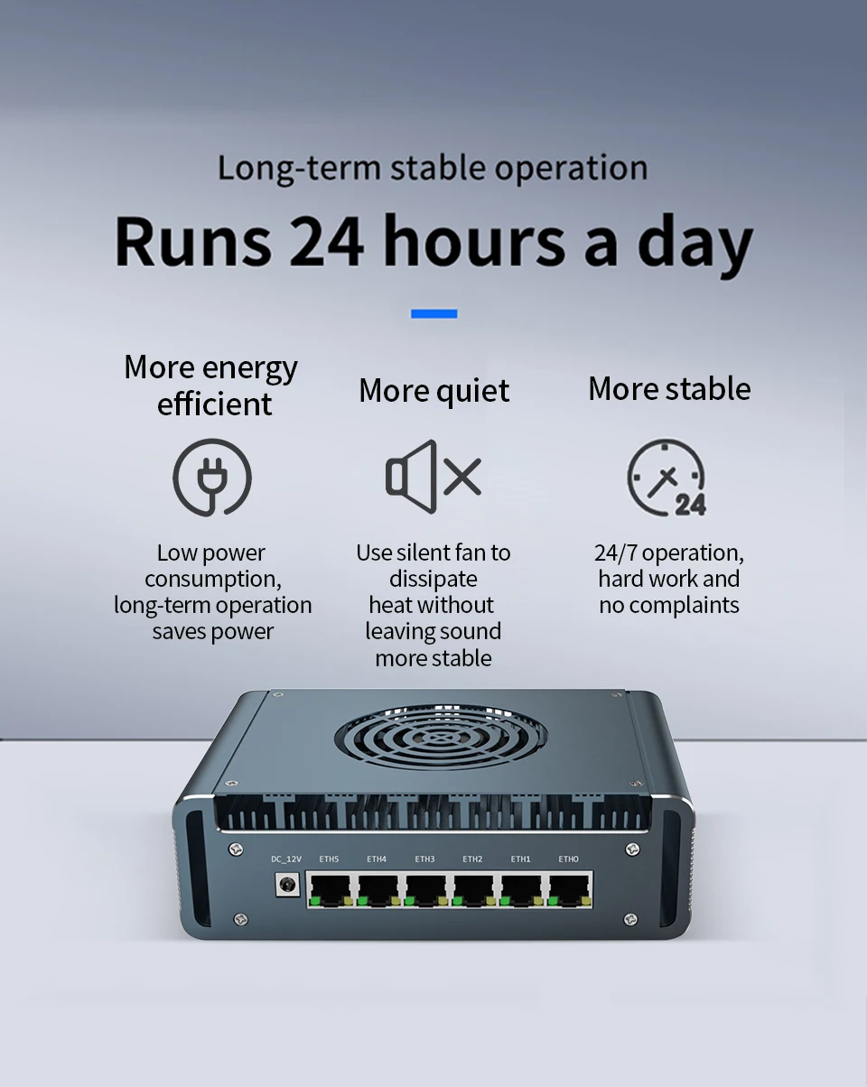 Topton Intel Core i7 13620H i3 1220P N300 3 100U Firewall Mini PC 6x2.5G LAN DDR5 NVMe Proxmox pfSense OPNsense Mini Computer