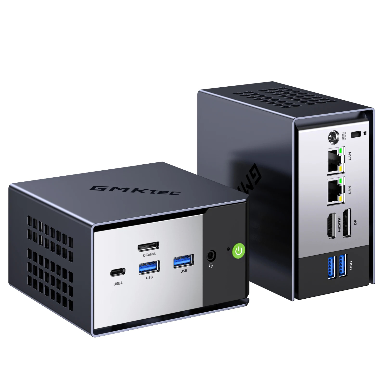GMKtec EVO-X1 Ryzen Al 9 HX 370 / EVO-X1 Pro Ryzen Al 9 HX 470 PCIE4.0 Oculink Port CPU+CPU+NPU TDP 65W Gaming Mini Pc LPDDR5X