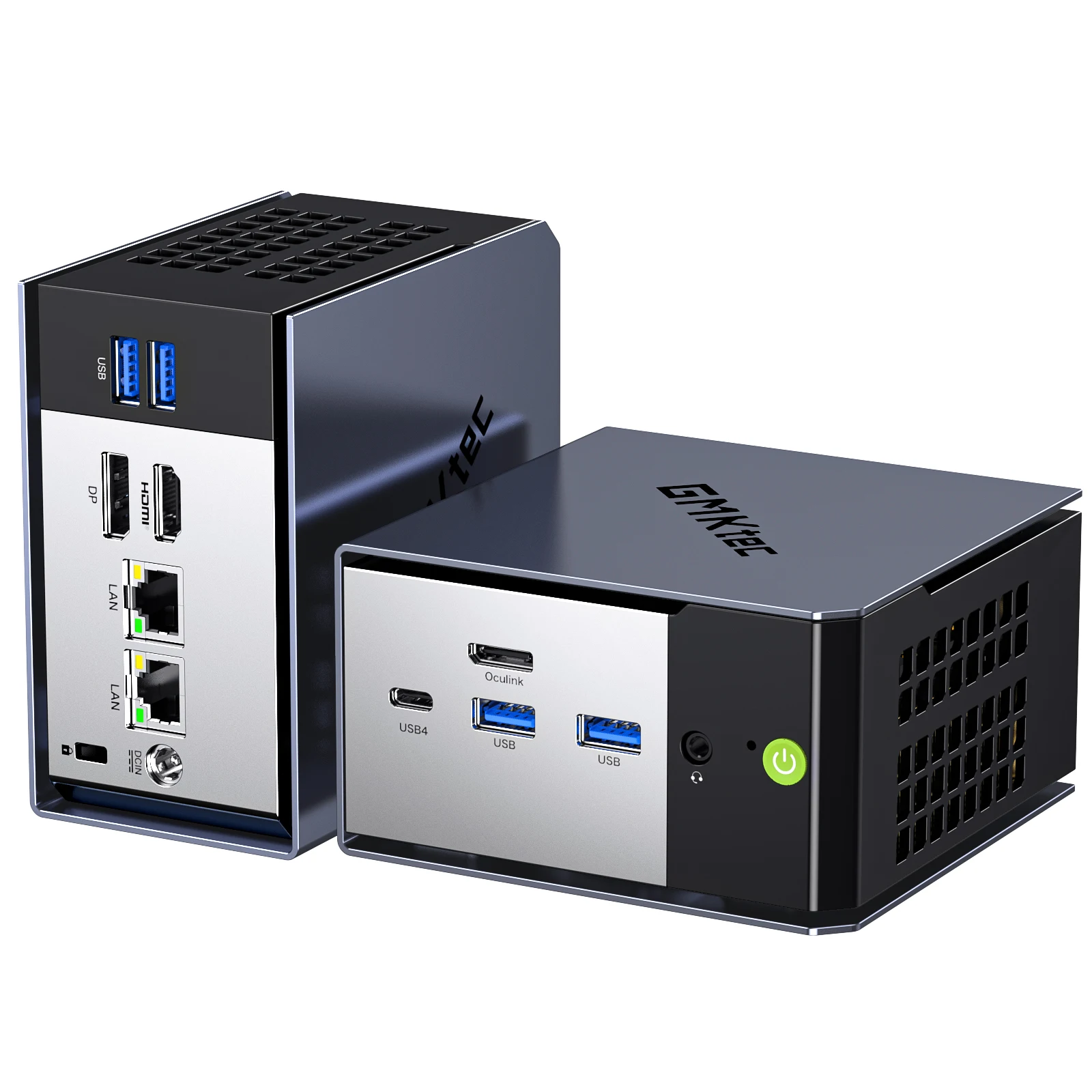GMKtec EVO-X1 Ryzen Al 9 HX 370 / EVO-X1 Pro Ryzen Al 9 HX 470 PCIE4.0 Oculink Port CPU+CPU+NPU TDP 65W Gaming Mini Pc LPDDR5X