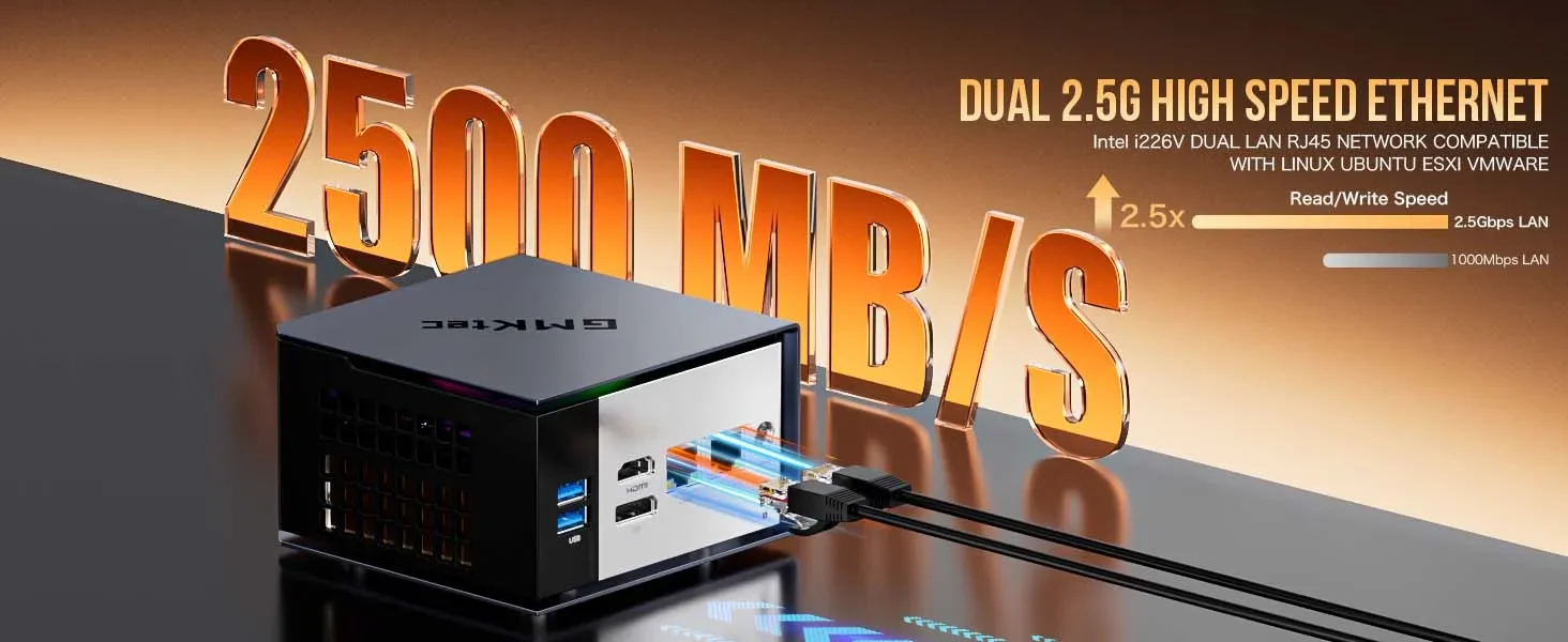 GMKtec EVO-X1 Ryzen Al 9 HX 370 / EVO-X1 Pro Ryzen Al 9 HX 470 PCIE4.0 Oculink Port CPU+CPU+NPU TDP 65W Gaming Mini Pc LPDDR5X