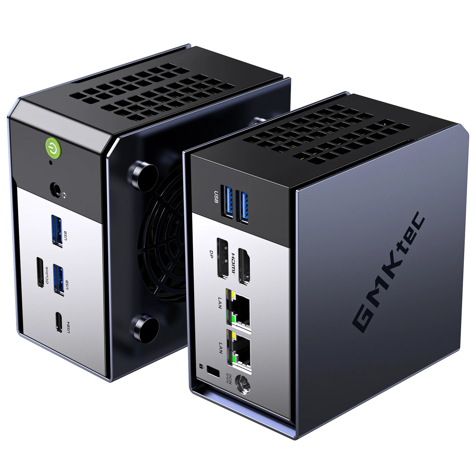 GMKtec EVO-X1 Ryzen Al 9 HX 370 / EVO-X1 Pro Ryzen Al 9 HX 470 PCIE4.0 Oculink Port CPU+CPU+NPU TDP 65W Gaming Mini Pc LPDDR5X