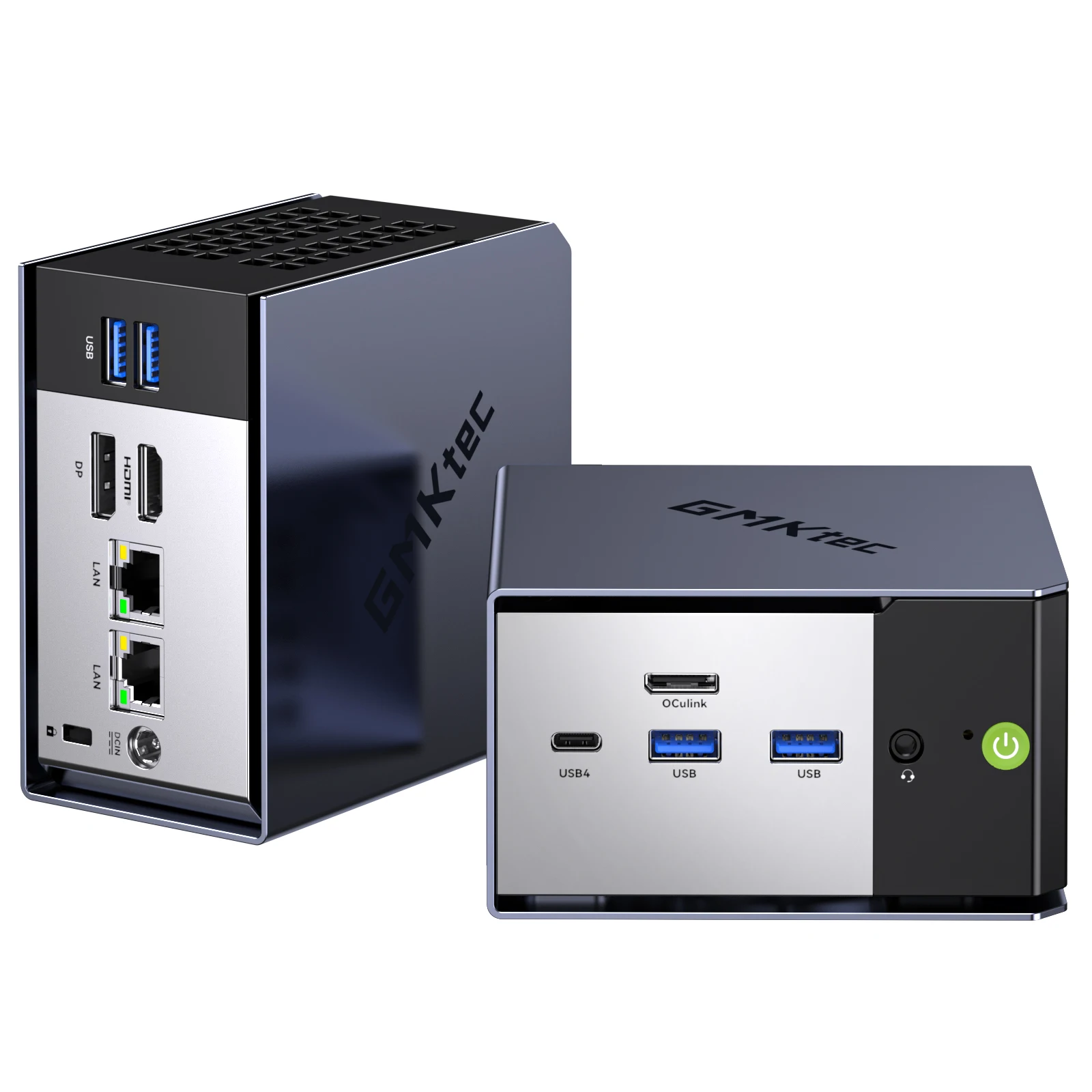 GMKtec EVO-X1 Ryzen Al 9 HX 370 / EVO-X1 Pro Ryzen Al 9 HX 470 PCIE4.0 Oculink Port CPU+CPU+NPU TDP 65W Gaming Mini Pc LPDDR5X