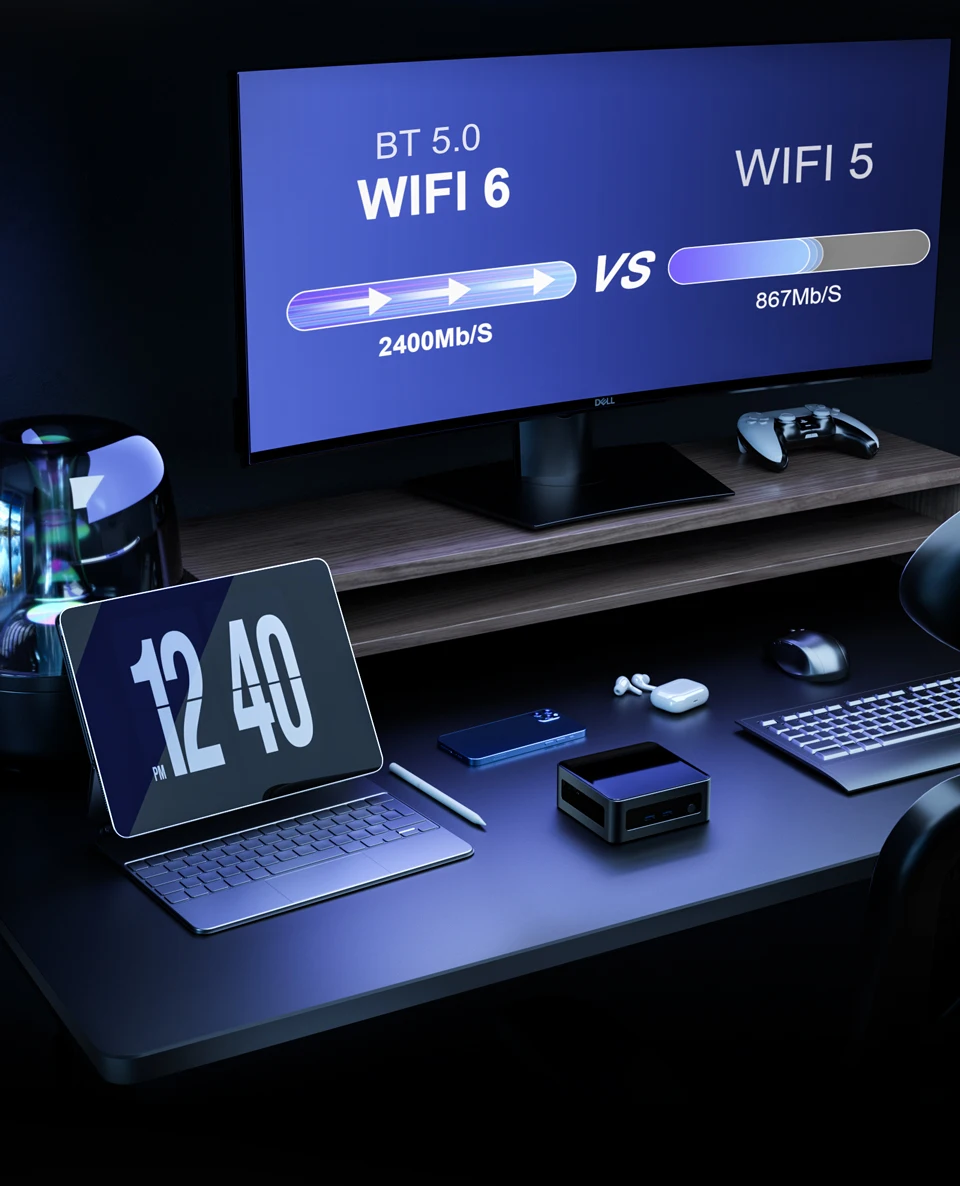 7430U/5625U/5600H AMD Ryzen 5 Mini PC Chatreey AN2P Gaming Desktop Computer NVME SSD WIFI6 HD Windows 11 Pro