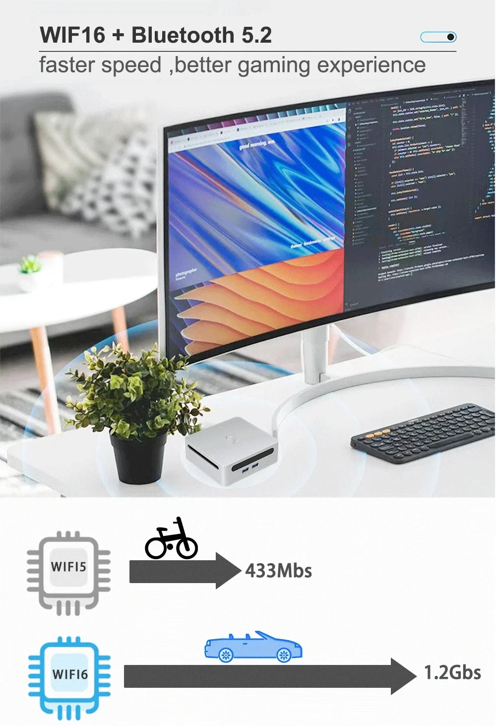 GenMachine AMD Ryzen 7 5700U/5800H/5800U/4800H Mini PC Windows 11 Pro DDR4 3200MHz NVMe SSD WiFi6 BT5.2 Desktop Gaming Computer