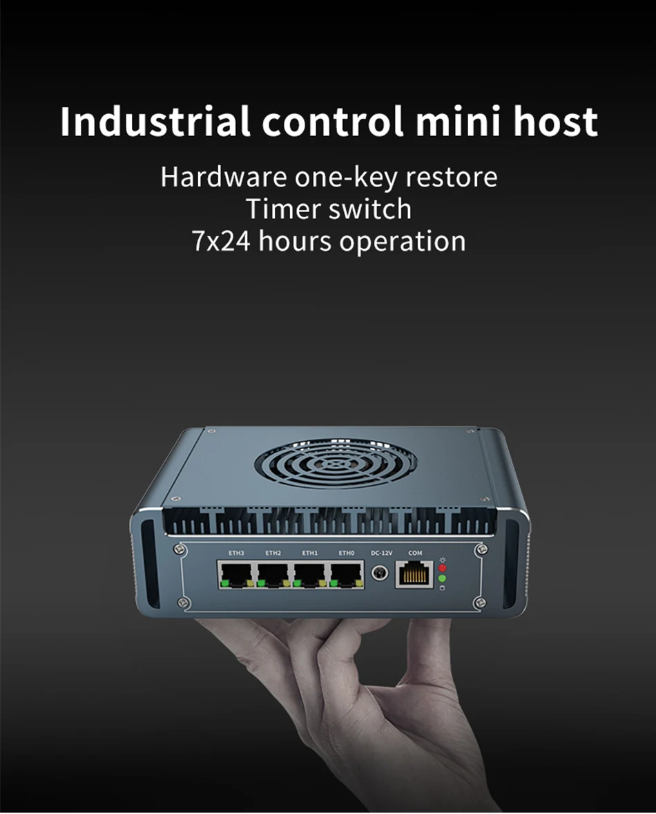 Topton 12th Gen Intel I7 13620H I3 1215U 8505 N5105 Mini PC Soft Router Aluminum with Fan 4x 2.5G LAN pfSense Computer Firewall