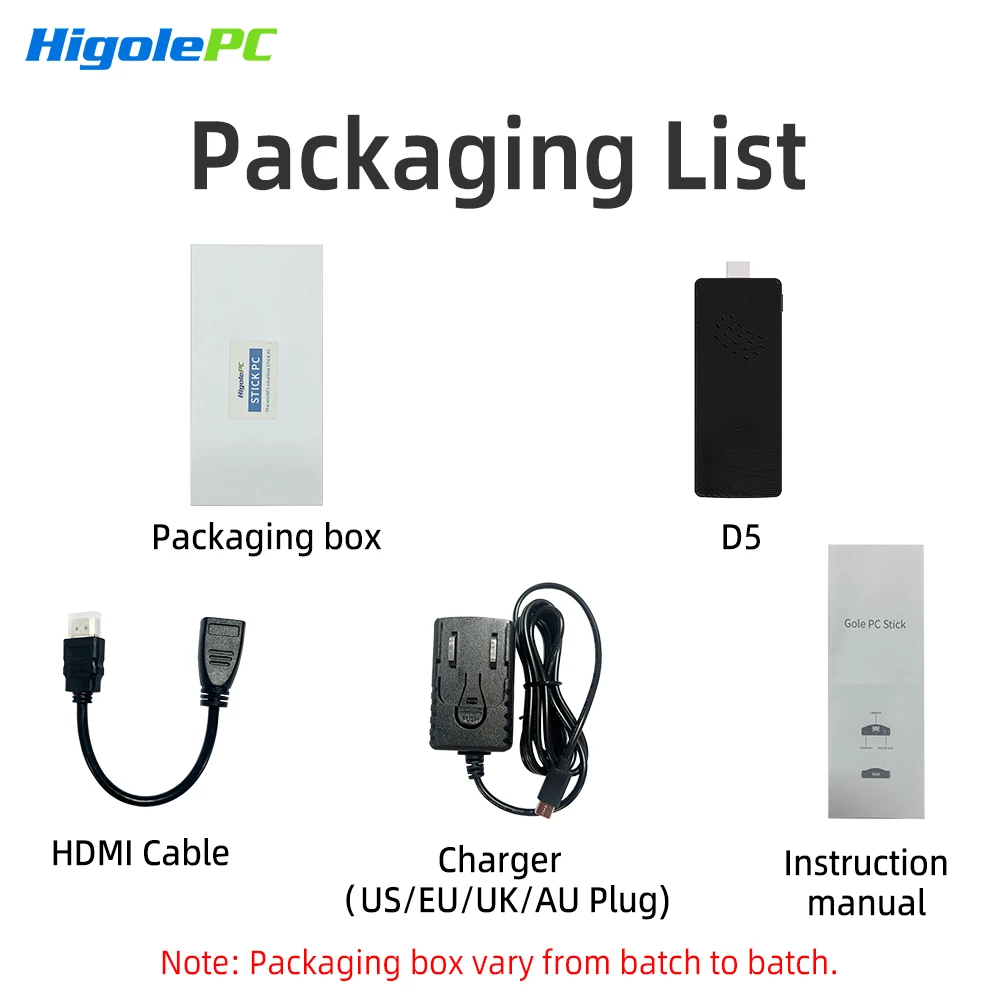 MiniPC Stick Fanless,Micro Desktop Computer CPU J3455,4GB/64GB,Gigabit Ethernet,4K@60Hz Output,Business,Office & Digital SignagE