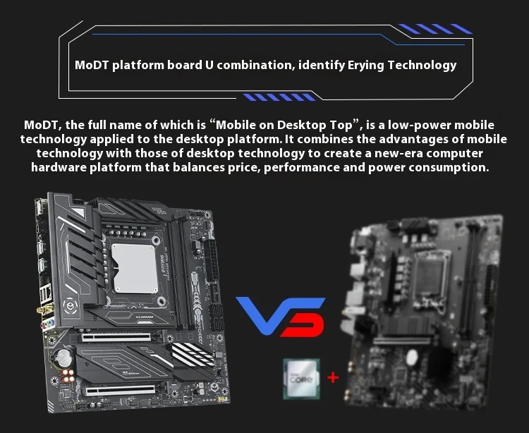 ERYING I5-14450HX/I7-14650HX/I7-14700HX/I9-14900HX Gaming Motherboard 2*DDR5 M.2 2280 SSD M-ATX Motherboard Computer