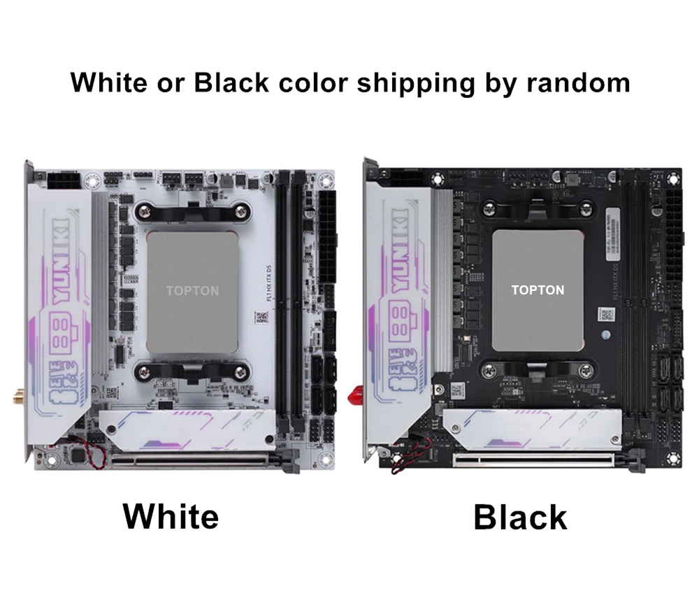 TOPC Gaming NAS Motherboard AMD Ryzen 9 9955HX 7845HX ES R7 7745HX ES 2*M.2 NVMe 4*SATA PCIe4.0X16 2.5G LAN WiFi6E ITX Mainboard
