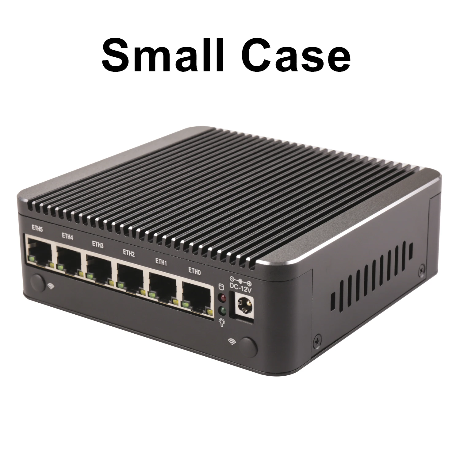 Intel 8505 7505 6305 6 Lans i226-V 2.5G Firewall Soft Router DDR4 NVMe 1*COM Type-C pfSense OPNsense Fanless Mini PC Computer