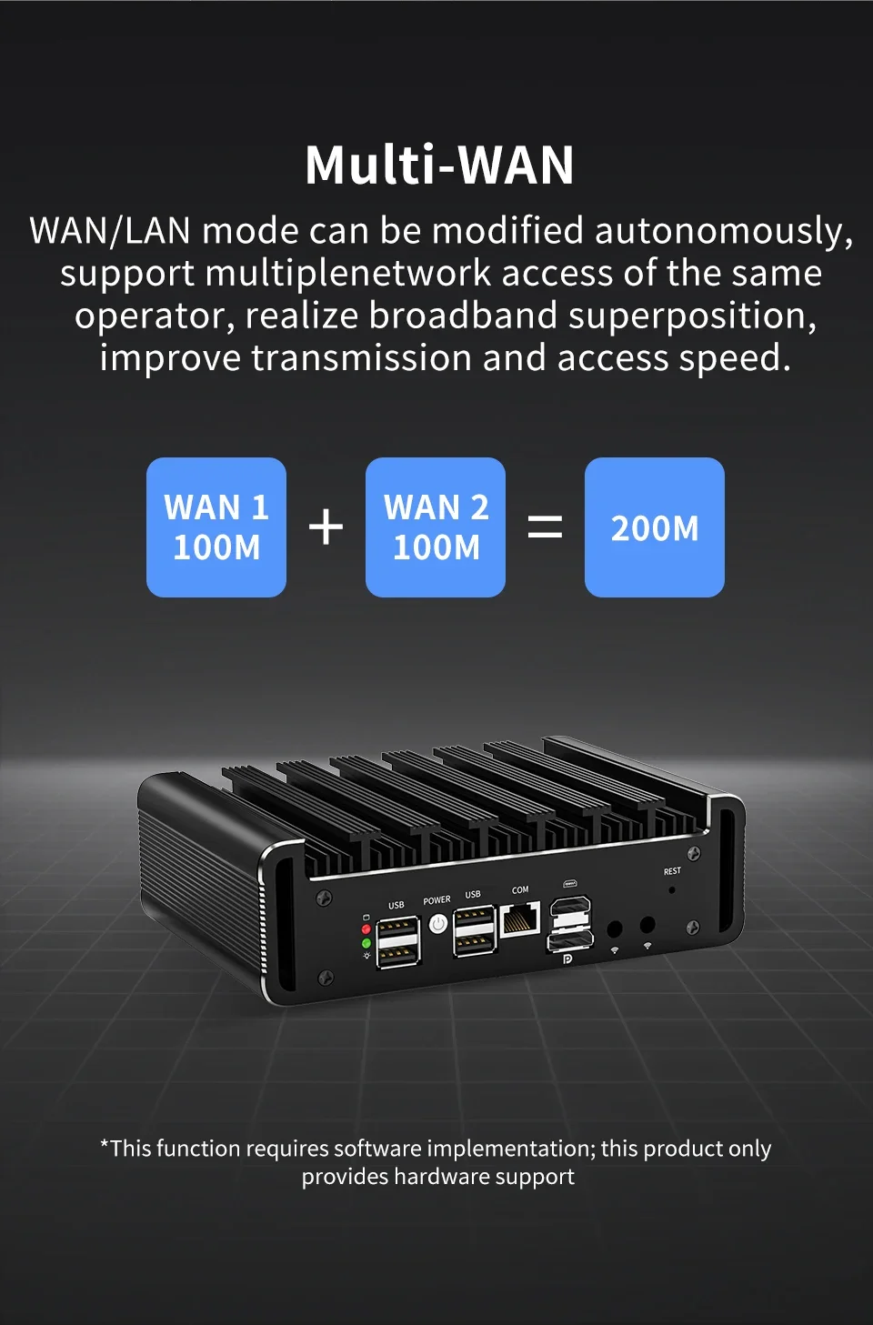 Topton 6x2.5G i226-V NICs Firewall Box Metal Solid Mini PC Intel i3 N300 N100 DDR5 2xNVMe 2.5''SATA ESXi Proxmox NAS Home Server
