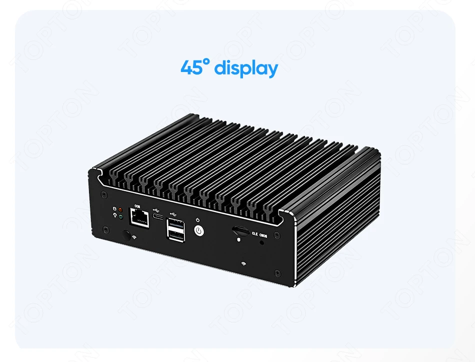 Solid Fanless Firewall Mini PC Intel N150 N95 Pentium 6405U 4417U i5-8250U 4x2.5G LANs Home Server DDR4 NVMe pfSense OPNsense