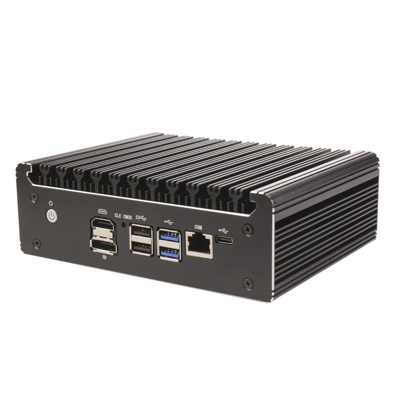 Topton Intel N100 8505 7505 6305 N100 6x 2.5G Nic Firewall Fanless Mini PC DDR4 NVMe 1*COM Type-C PfSense OPNsense Mini Computer