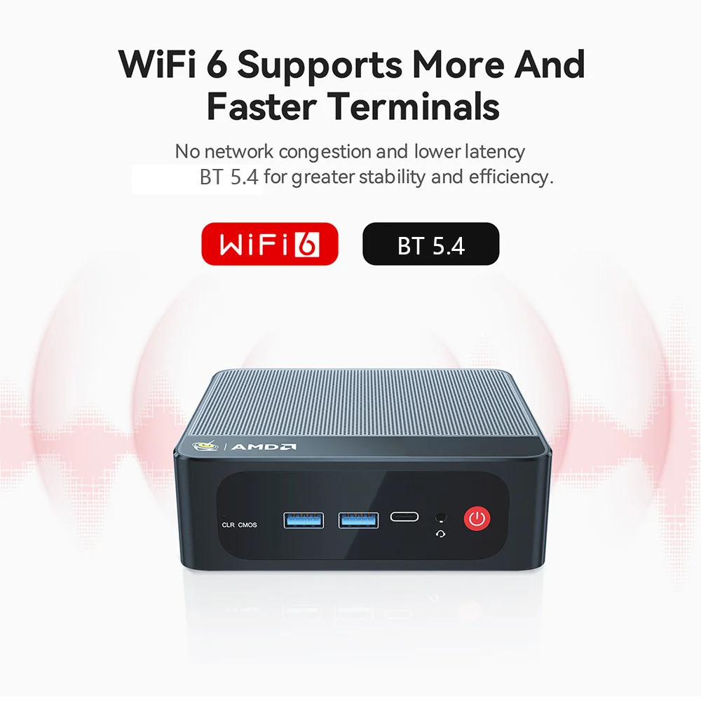Beelink SER5 Pro AMD Ryzen7 5800H/5850U/ Ryzen5 5625U Mini PC 16GB RAM 500GB NVME SSD Windows 11 4K HD Desktop Gaming Computer