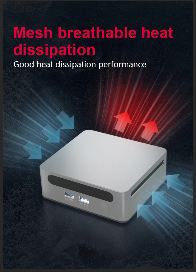 SZBOX S58 AMD Ryzen 7 5800H/Ryzen 7 5825U/R7 4700U Mini PC Windows 11 DDR4 3200Mhz Nvme SSD WiFi6 BT5.2 Mini Gaming Computer