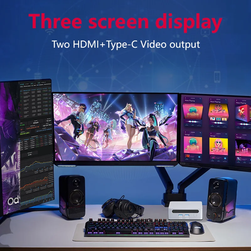 SZBOX S58 AMD Ryzen 7 5800H/Ryzen 7 5825U/R7 4700U Mini PC Windows 11 DDR4 3200Mhz Nvme SSD WiFi6 BT5.2 Mini Gaming Computer