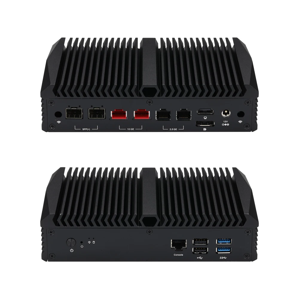 QOTOM Q10900U6 10GbE Firewall Mini PC N305 N150 2X X540 10G LAN 2X 2.5G LAN 2 X 10G SFP+ AES-NI VPN Server